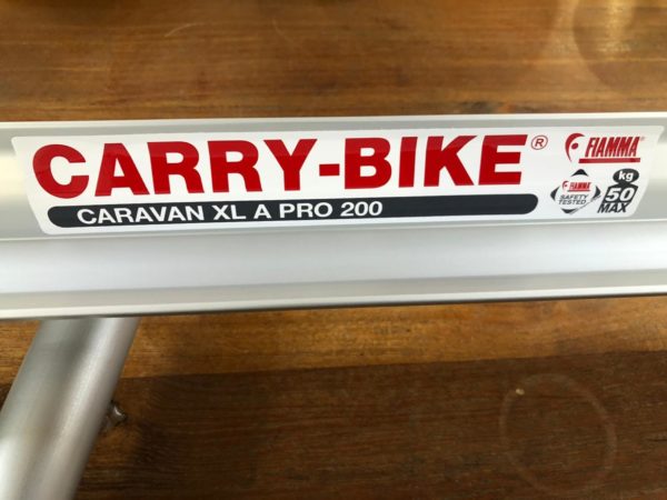 Kantelbaar fietsenrek Fiamma geschikt voor korte dissel - Afbeelding 3