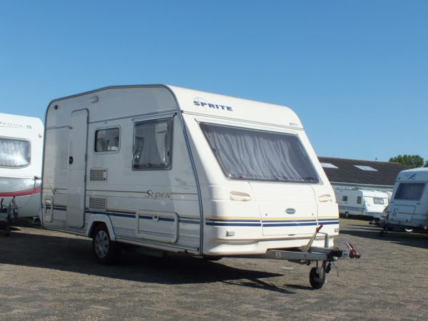 SPRITE Super 390 TD bj.99, NIEUWSTAAT, met VOORTENT, UITBOUW