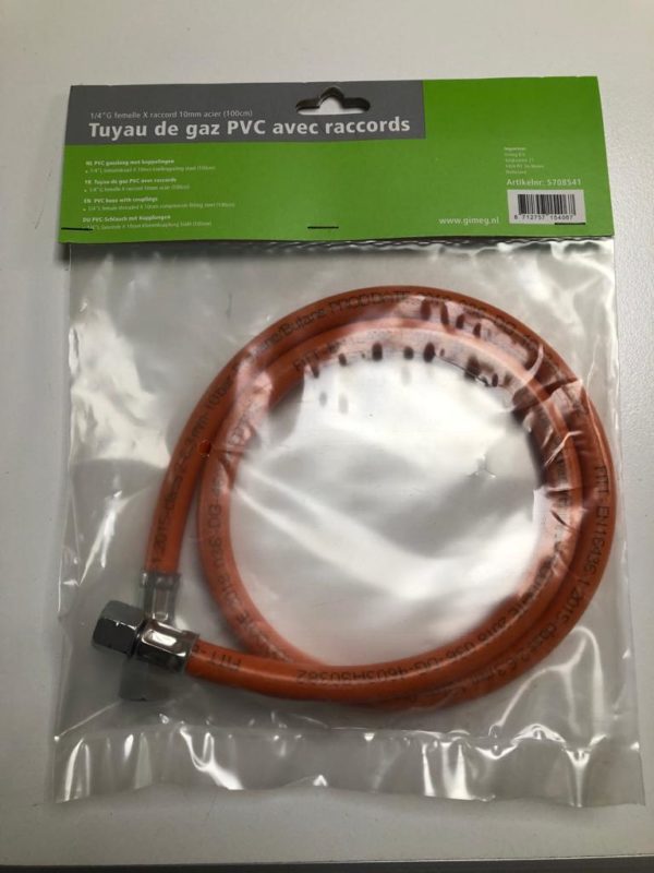 PVC gasslang met koppelingen - Afbeelding 2