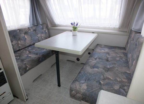 HOBBY Elegance 495 TQM bj.95, VOORTENT EXTRA DIEP en luifel - Afbeelding 7