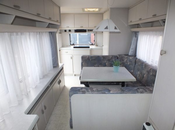 HOBBY Elegance 495 TQM bj.95, VOORTENT EXTRA DIEP en luifel - Afbeelding 8