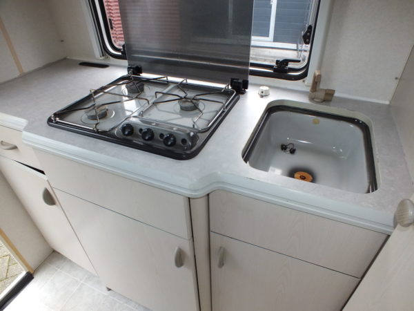 HOBBY Elegance 495 TQM bj.95, VOORTENT EXTRA DIEP en luifel - Afbeelding 14