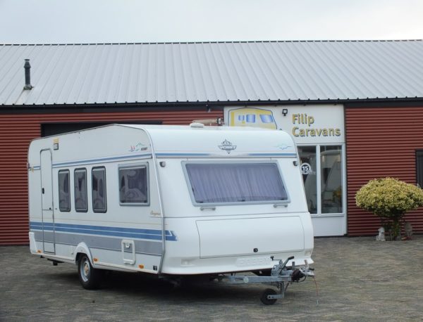HOBBY Elegance 495 TQM bj.95, VOORTENT EXTRA DIEP en luifel