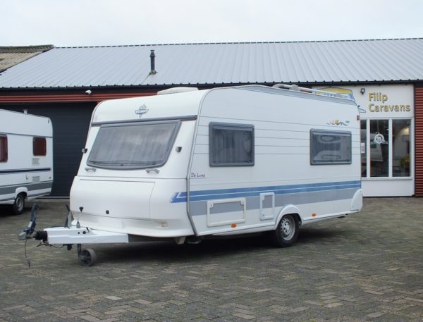 HOBBY De luxe Easy 440 SF bj.2002, TOP STAAT, met VOORTENT - Afbeelding 2