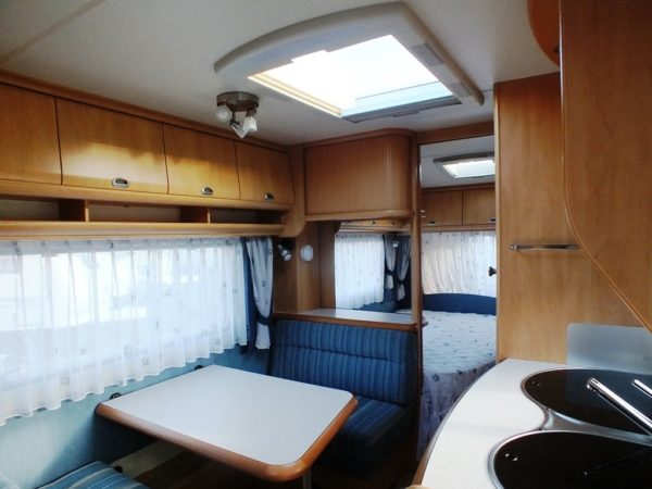 HOBBY DE LUXE EASY 500 KMFE, bj. 2004   5 SLAAPPLAATSEN  met DOUCHE en THULE OMNISTOR CASSETE LUIFEL!!! - Afbeelding 19