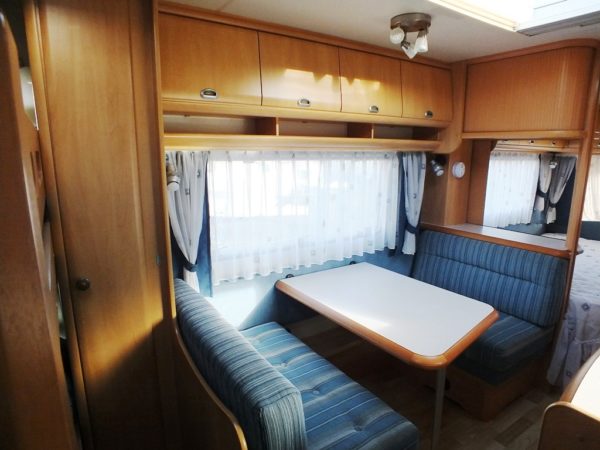 HOBBY DE LUXE EASY 500 KMFE, bj. 2004   5 SLAAPPLAATSEN  met DOUCHE en THULE OMNISTOR CASSETE LUIFEL!!! - Afbeelding 18