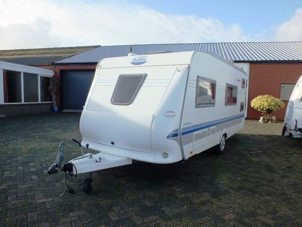 HOBBY DE LUXE EASY 500 KMFE, bj. 2004   5 SLAAPPLAATSEN  met DOUCHE en THULE OMNISTOR CASSETE LUIFEL!!! - Afbeelding 5