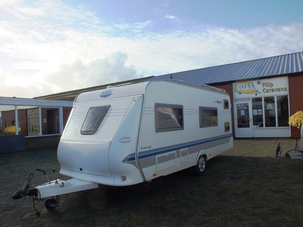 HOBBY DE LUXE EASY 500 KMFE, bj. 2004   5 SLAAPPLAATSEN  met DOUCHE en THULE OMNISTOR CASSETE LUIFEL!!! - Afbeelding 4