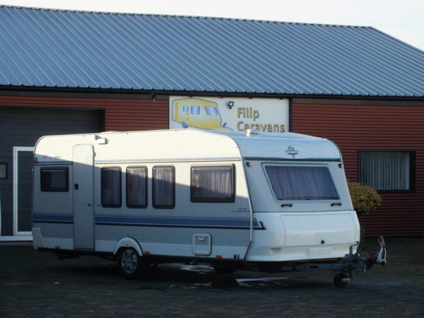 HOBBY Prestige 520 TQM bj.95, met VOORTENT 3.5 meter diep