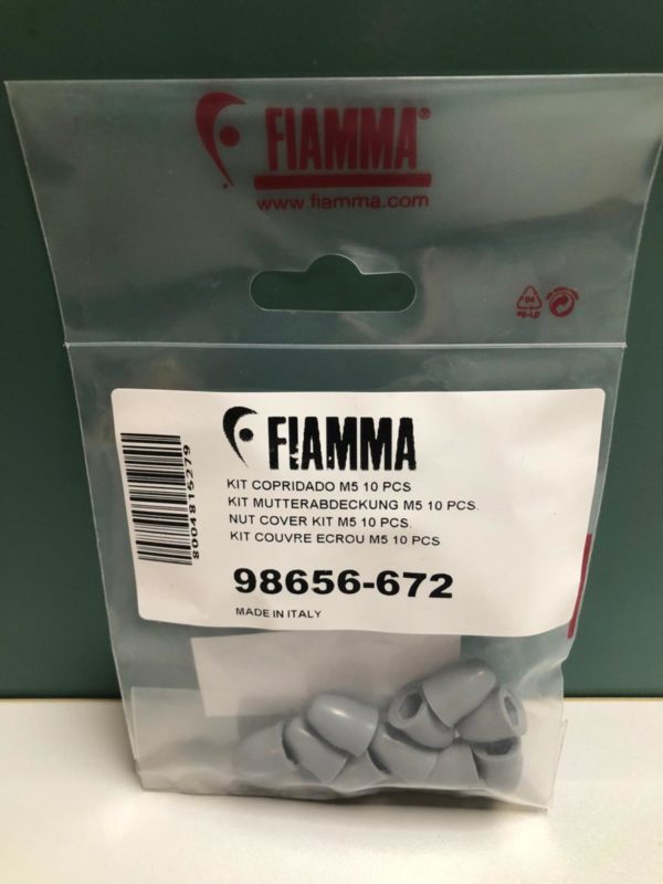 Fiamma afdekdopjes grijs set 10 stuks