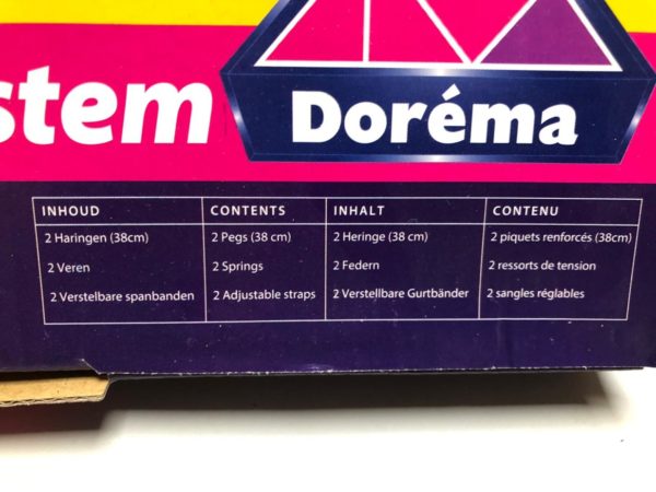 stormafspansysteem geschikt voor Dorema voortenten en luifels - Afbeelding 2