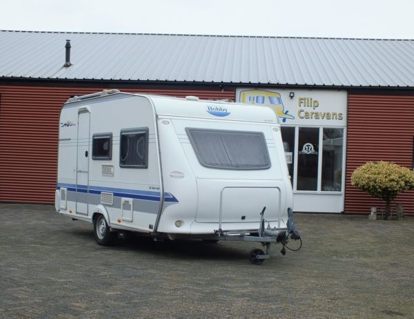 HOBBY de luxe easy bj.2003, met MOVER, VOORTENT, LUIFEL
