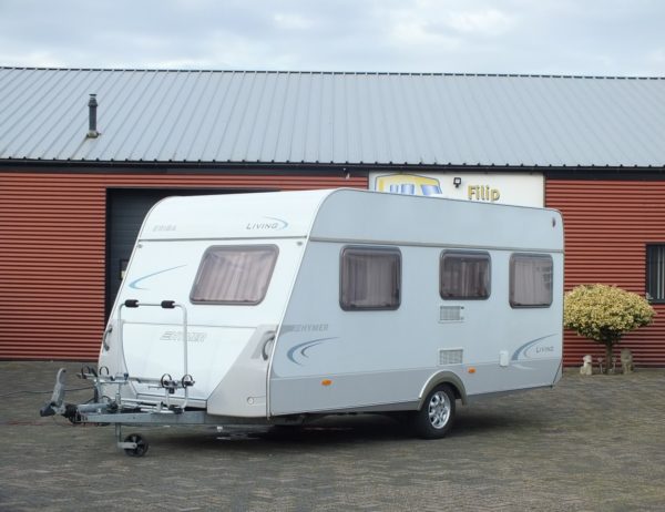 ERIBA-HYMER LIVING 465 bj.2006, FRANS BED, VOORTENT, DOUCHE - Afbeelding 3