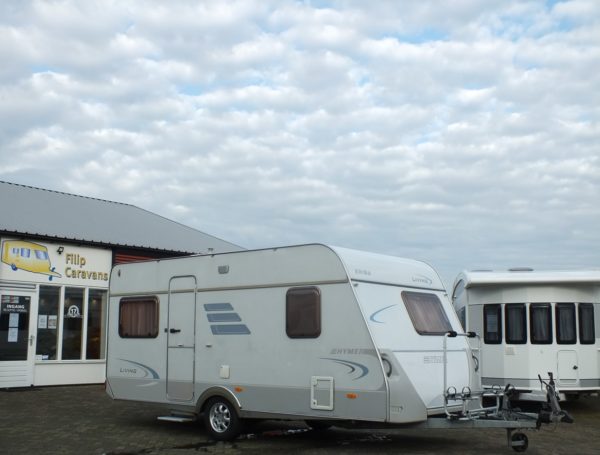 ERIBA-HYMER LIVING 465 bj.2006, FRANS BED, VOORTENT, DOUCHE - Afbeelding 2