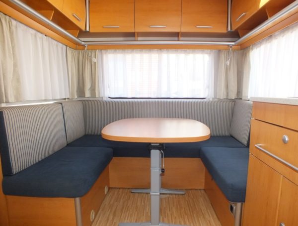ERIBA-HYMER LIVING 465 bj.2006, FRANS BED, VOORTENT, DOUCHE - Afbeelding 6