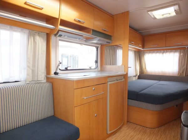 ERIBA-HYMER LIVING 465 bj.2006, FRANS BED, VOORTENT, DOUCHE - Afbeelding 11