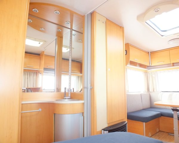 ERIBA-HYMER LIVING 465 bj.2006, FRANS BED, VOORTENT, DOUCHE - Afbeelding 18