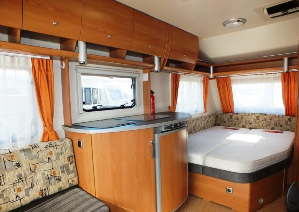 Kip Skyline 44 TDB, bj.2007 met mover, airco en voortent - Afbeelding 7