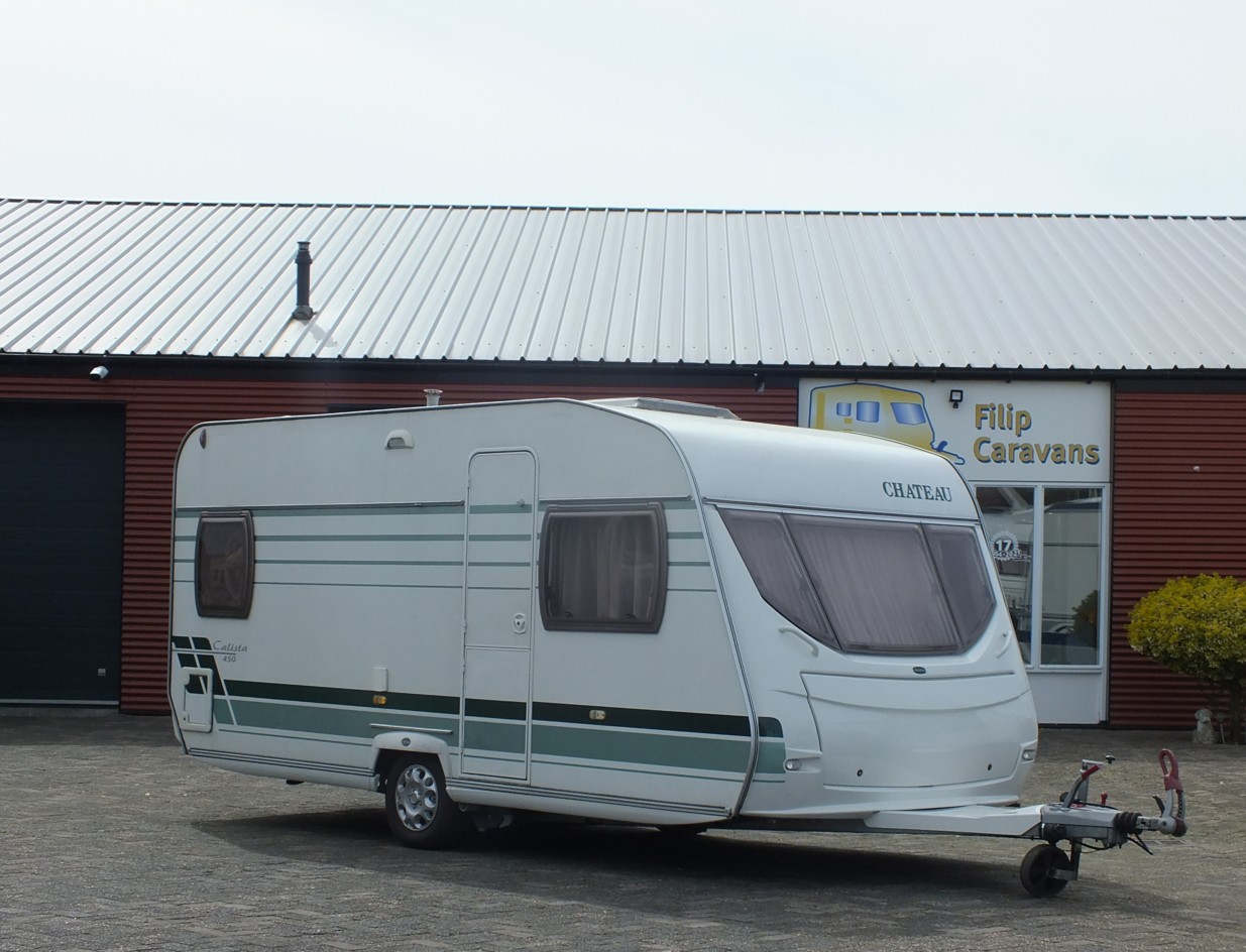 CHATEAU Calista 450 met TRUMA MOVER, VOORTENT - Filip Caravans