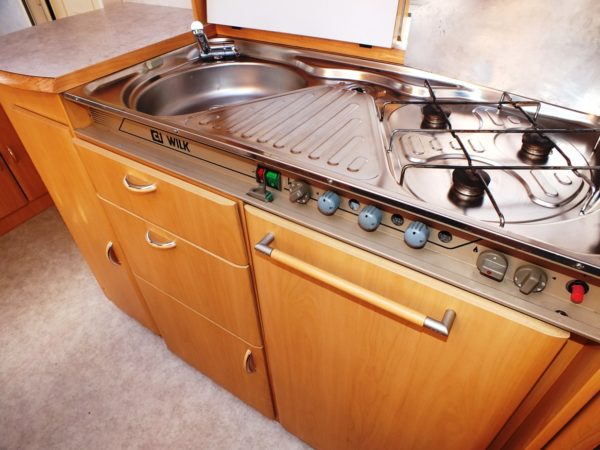 WILK Stern 440 bj.2000, frans bed, douche, voortent, luifel - Afbeelding 16