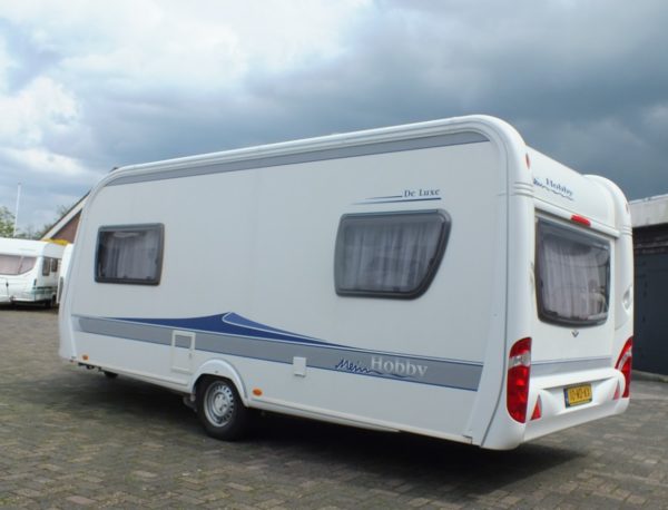 HOBBY De Luxe 495 UL bj. 2009, met AIRCO, MOVER, VOORTENT - Afbeelding 3