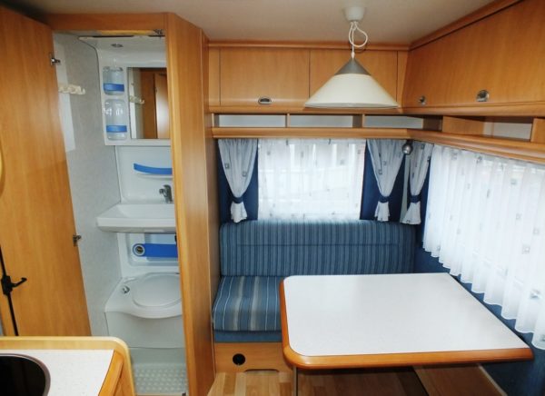 HOBBY De luxe Easy 400 SF bj.2004, NIEUWSTAAT, met MOVER - Afbeelding 10