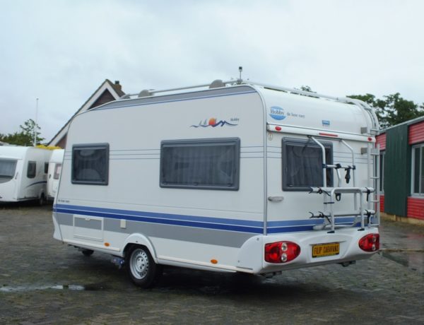 HOBBY De luxe Easy 400 SF bj.2004, NIEUWSTAAT, met MOVER - Afbeelding 3