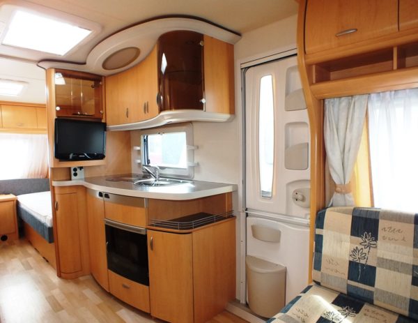 HOBBY De Luxe 540 UL bj.2008, MOVER, VOORTENT en UITBOUW - Afbeelding 11
