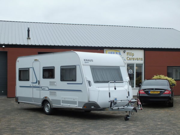 KNAUS Sport 450 bj.2009 NIEUWSTAAT, MOVER, VOORTENT, UITBOUW