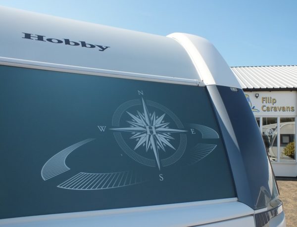 HOBBY VIP 695 UMFF bj.2015, QUEENSBED, MIDDENZIT, VOORTENT - Afbeelding 29