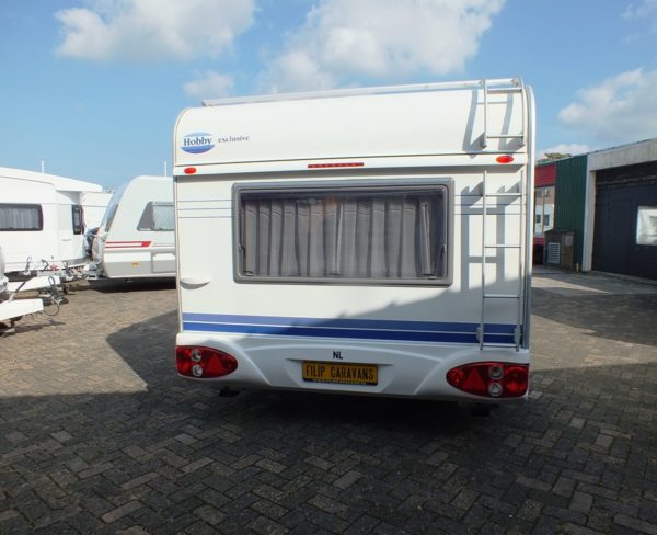 Hobby Exclusive 560 bj.2005 MET MOVER, VOORTENT en QUEENSBED - Afbeelding 7