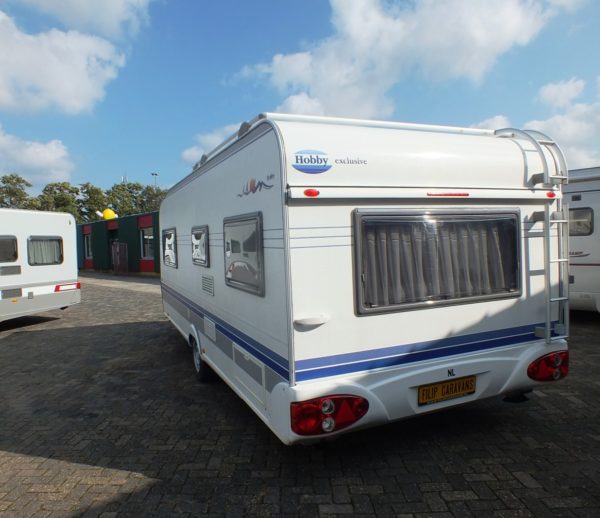 Hobby Exclusive 560 bj.2005 MET MOVER, VOORTENT en QUEENSBED - Afbeelding 6