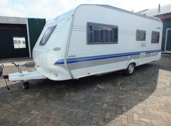 Hobby Exclusive 560 bj.2005 MET MOVER, VOORTENT en QUEENSBED - Afbeelding 3