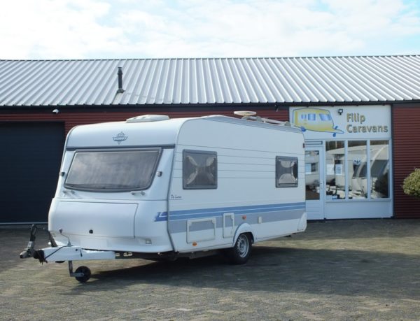 HOBBY De Luxe 450 UF bj.2000, met VAST BED, VOORTENT, BOILER - Afbeelding 2