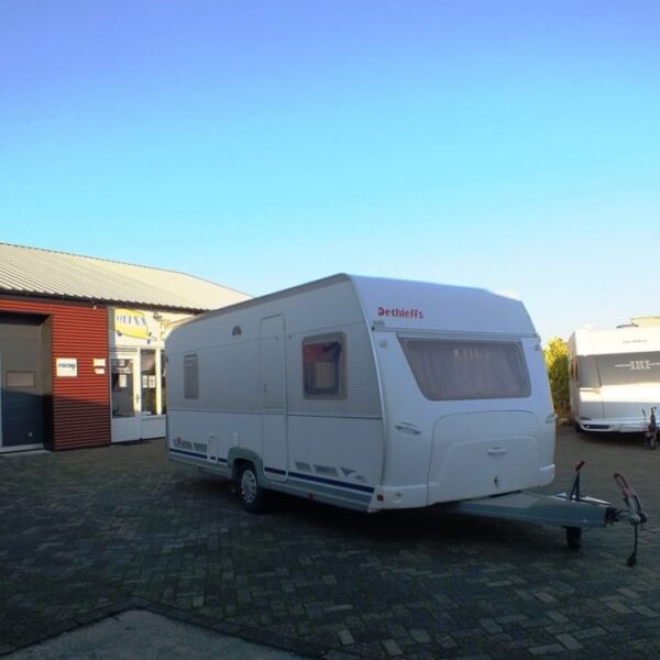 Dethleffs Beduin 510DB,bj.2002, fransbed, mover en voortent