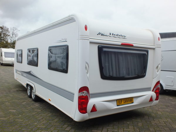 HOBBY Prestige 650 UMFE bj.2011, met AIRCO en VOORTENT - Afbeelding 3