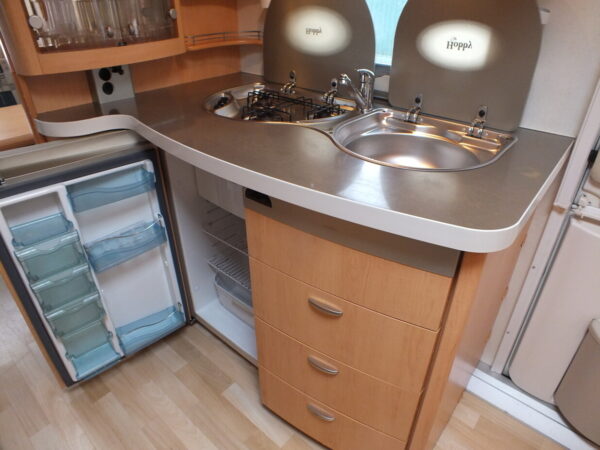 HOBBY De Luxe 540 UK bj.2007, met KINDERKAMER, VOORTENT - Afbeelding 14