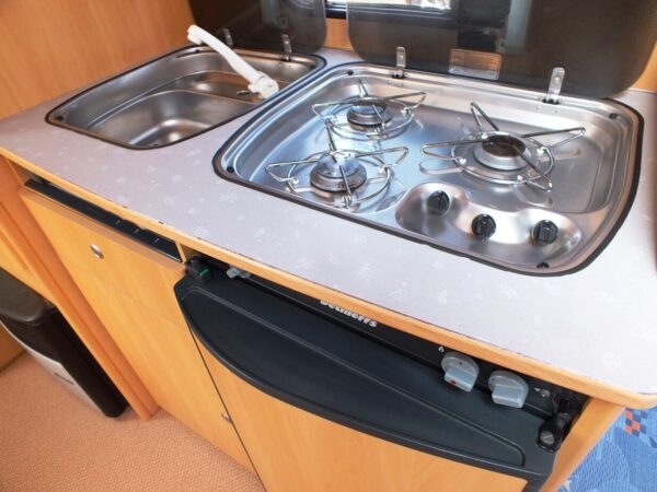 DETHLEFFS New Line 490 TK bj.2003 STAPELBED VOORTENT, DOUCHE - Afbeelding 16