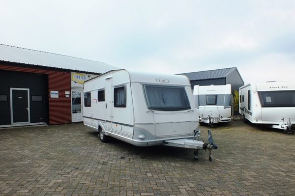 LMC FAVORIT 495, bj.2008, MOVER, VOORTENT, 2 ENKELE BEDDEN