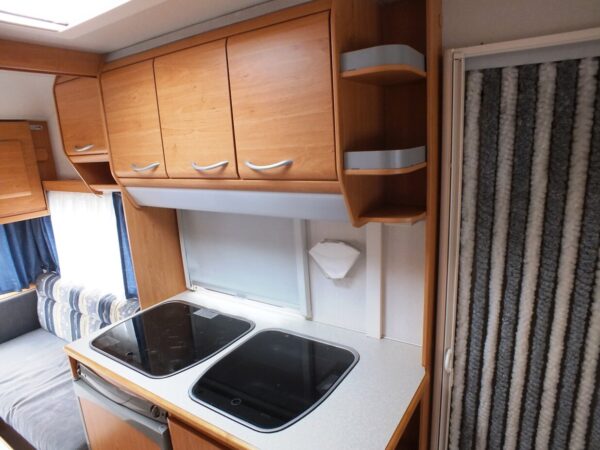 KNAUS Blue Line 450 TK bj.2001, STAPELBED, VOORTENT, LUIFEL - Afbeelding 14