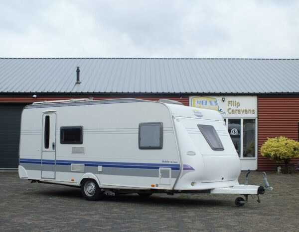 HOBBY De Luxe 500 KMFE bj.2008, STAPELBED, VOORTENT, MOVER
