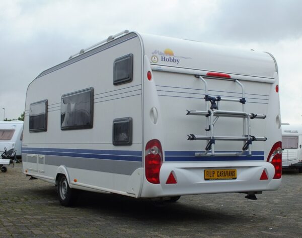 HOBBY De Luxe 500 KMFE bj.2008, STAPELBED, VOORTENT, MOVER - Afbeelding 3