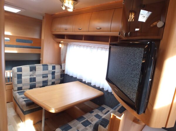 HOBBY De Luxe 500 KMFE bj.2008, STAPELBED, VOORTENT, MOVER - Afbeelding 8