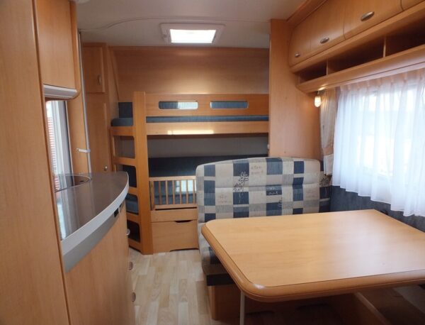 HOBBY De Luxe 500 KMFE bj.2008, STAPELBED, VOORTENT, MOVER - Afbeelding 9