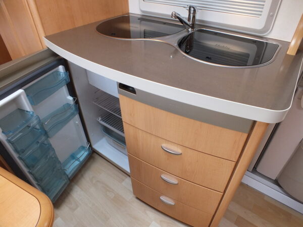 HOBBY De Luxe 500 KMFE bj.2008, STAPELBED, VOORTENT, MOVER - Afbeelding 18