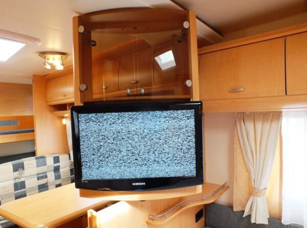 HOBBY De Luxe 500 KMFE bj.2008, STAPELBED, VOORTENT, MOVER - Afbeelding 27