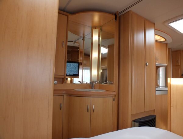 HOBBY De Luxe 500 KMFE bj.2008, STAPELBED, VOORTENT, MOVER - Afbeelding 20