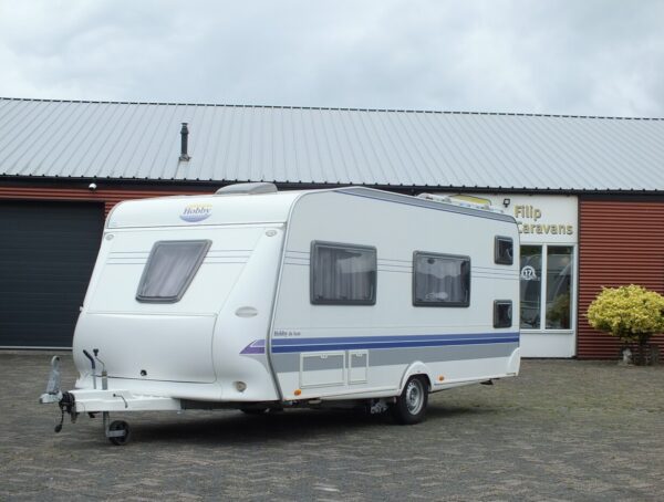 HOBBY De Luxe 500 KMFE bj.2008, STAPELBED, VOORTENT, MOVER - Afbeelding 2