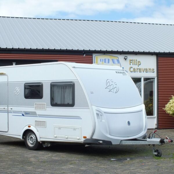 KNAUS Sport 420 QD bj.2011, met TRUMA MOVER, VOORTENT