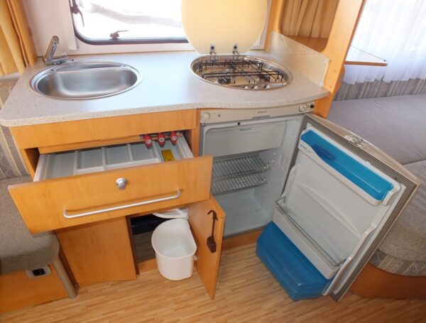 ERIBA-HYMER Living 465 bj.2005, met AIRCO, MOVER, VOORTENT - Afbeelding 13